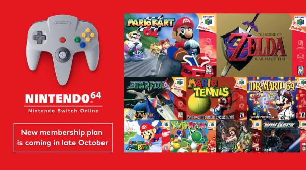 Nintendo Switch Online’s N64 and Sega Genesis ‘expansion pack’ launches October 25th for $49.99 per year0